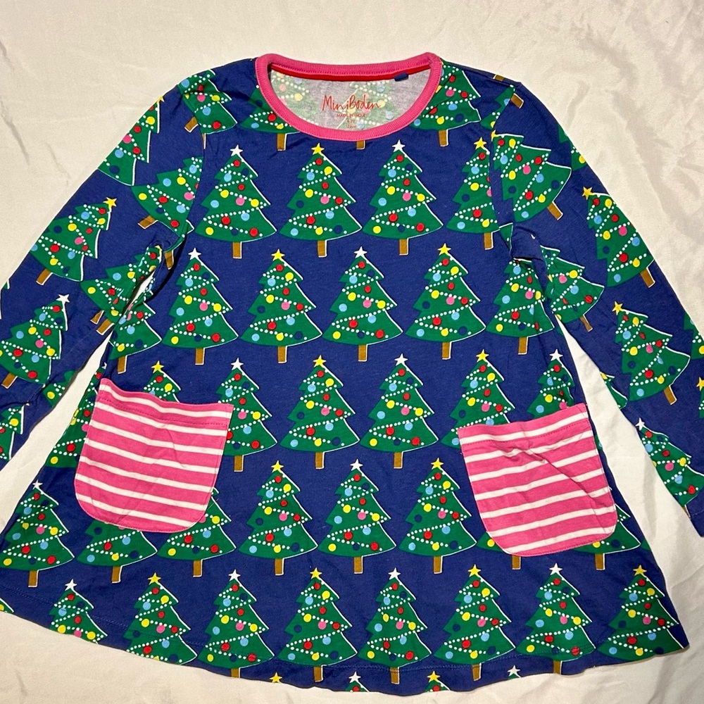 Mini Boden Christmas Tree Tunic